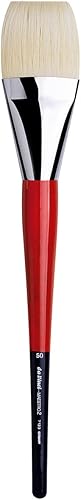 Miniatura 5 de da Vinci Hog Bristle Series 7023 Maestro 2 Artist - Brocha plana con tamaño europeo, tamaño 14