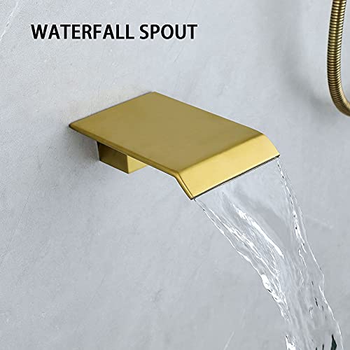 Robinet de douche mural en laiton pour douche pluie relaxante et bain des enfants