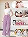 Cromoncent Womens High Waist Casual Parachute Pants Y2K Cargo Trousers with Pockets, 1#Purple, M
