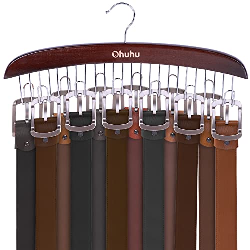 Ohuhu 12-Hook Belt Hanger