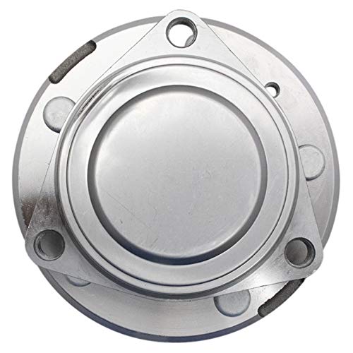Image of TRQ Front Driver and Passenger Side Wheel Bearing and Hub Assembly Set 2 Piece Compatible with 2013-2019 Cadillac ATS RWD