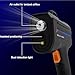 Handheld Pulse Air Gun with Dust Detection Light - Anti-Static Eliminator for Efficient Dust Removal in Electronics, Cars, and Machinery - Industrial Cleaning Tool