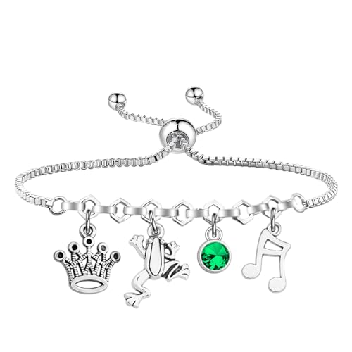 BLEOUK Cute Princess Bracelet Frog Lover Inspired Gift Cartoon Fans Gift Princess Jewelry2