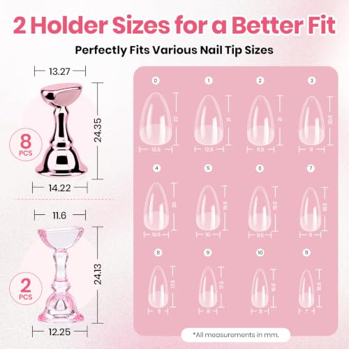 Image of Beetles Nail Stand for Press On, Magnetic Nail Holder for Nail Art Painting