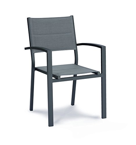 BEST Stapelsessel Varese, anthrazit, 59 x 56 x 87 cm, 47751050