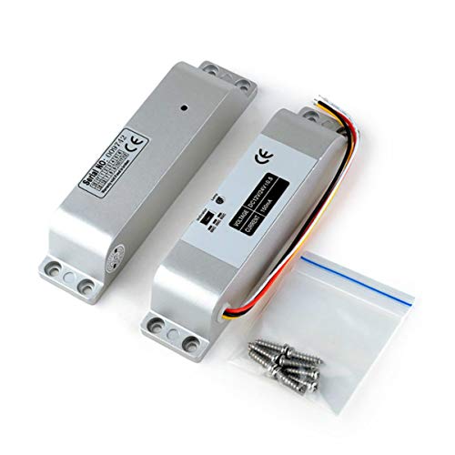 Elektrische Schloss Drop Bolt Lock Fail Safe DC 12V Elektronisches Türschloss NC Modus Gleichstrom mit Zeitverzögerung für Zugangskontrolle system