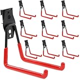 Photo Gallery botle set di 10 ganci da parete degli attrezzi, per utensili elettrici, dritti da 13 cm, stabili con rivestimento in pvc, per garage, officina, capannoni, per attrezzature sportive, portata fino a 30 Photo Gallery botle set di 10 ganci da parete degli attrezzi, per utensili elettrici, dritti da 13 cm, stabili con rivestimento in pvc, per garage, officina, capannoni, per attrezzature sportive, portata fino a 30