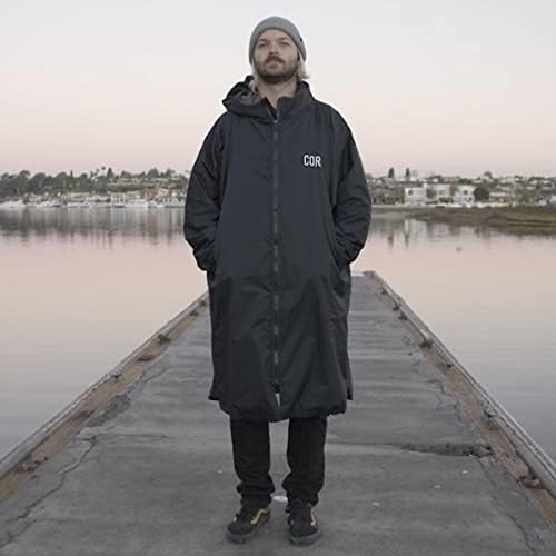 COR Surf Swim Parka for Youth and Adults | Heavy-Duty Weatherproof Swimming Jacket with Size Options for Men, Women and Kids - Image 3