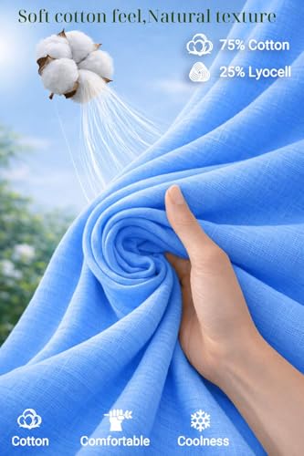 Image of COOFANDY Men's Button Down Short Sleeve Shirt Casual Cotton Summer Beach Wedding Linen Shirts with Pocket
