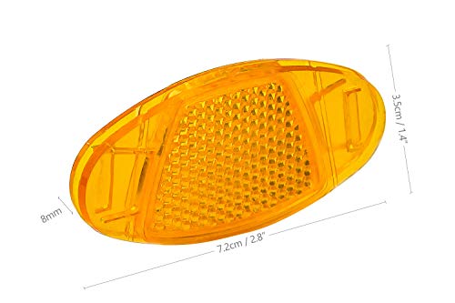 Hentek 8 Pcs Réflecteurs pour Rayon Vélo, Catadioptre Velo Adaptés à Tout Type de Voiture de Pliage Performance De Vélo De Montagne Autres Voitures - Image 4