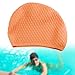 getuse Swim for Adults - Non Slip Waterproof Silicone Swimming Hat with Ear Protection, Lightweight Comfortable Bathing for Long Hair