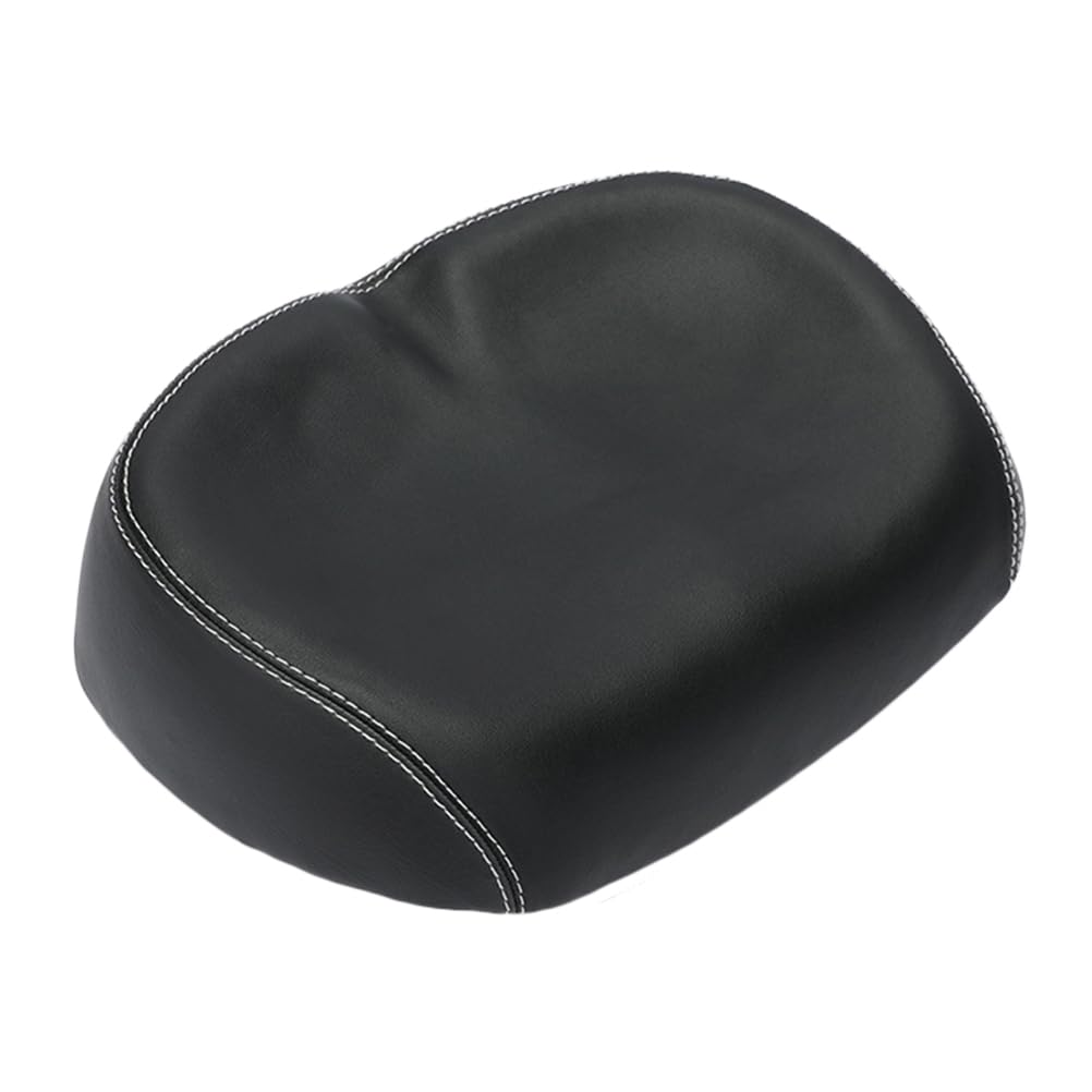 No Bike Noseless Bike Seat Waterproof Bike Seat Comfortable Replacement Bike (Black)