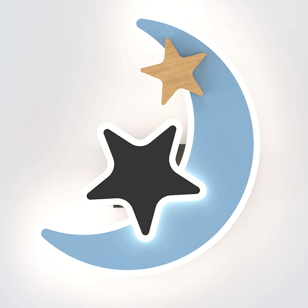 Applique murale étoiles et lune LED le cadeau de naissance idéal pour chambre