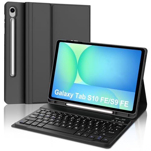Funda teclado Samsung Tab S9 FE para estudiar y trabajar en cafeterías o viajes