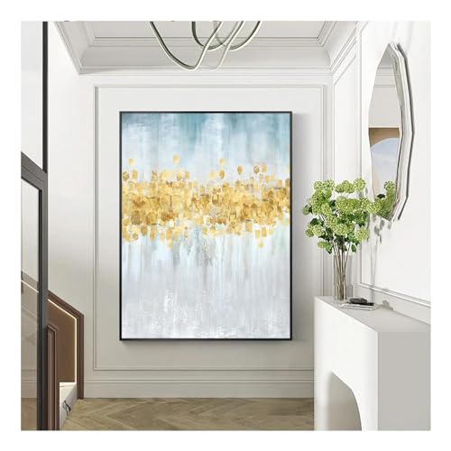Affiche dorée abstraite JGGXHM toile salon 65x85 cm