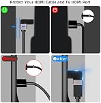 8K HDMI Eblow 4-Pack HDMI Right Angle Adapter 90 and 270 Degree Gold Plated, Support 8K@60Hz,4K@120Hz,HDR,eARC for PC Laptop HDTV Switch