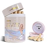 Ohrstöpsel zum Schlafen, 30 Paar 38dB höchste SNR Geräuschreduzierung Weichschaum-Ohrstöpsel mit zufälliger geheimnisvollen Tasche, wiederverwendbarer Gehörschutz für Schnarchen, Arbeit, Studium