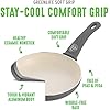GreenLife Soft Grip Healthy Ceramic Nonstick 18 Piece Kitchen Cookware Pots and Frying Sauce Saute Pans Set, PFAS-Free with Kitchen Utensils and Lid, Dishwasher Safe, Gray