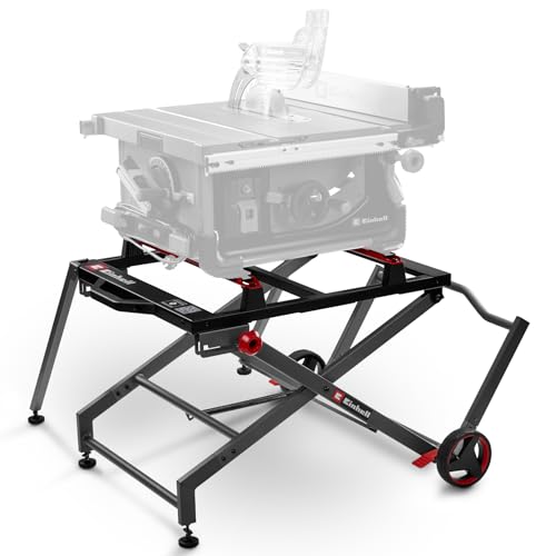 Original Einhell Sägen-Untergestell E-Stand TSS (Untergestell für Tischkreissägen, klappbar, Tragegriff, Räder, robuste Stahlkonstruktion, stabiler Stand)
