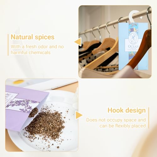 36 Pcs Duftsäckchen Kleiderschrank Duft Für Kleiderschrank Schrankduft Schrank Duft Wäscheduft Schrank Zum Aufhängen Geeignet, Z. B. Für Kleiderschränke, Schubladen Und Schuhschränke