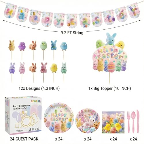 158 Pcs Easter Decorations Set - Now $9.99 (Was $16.99) - Image 2
