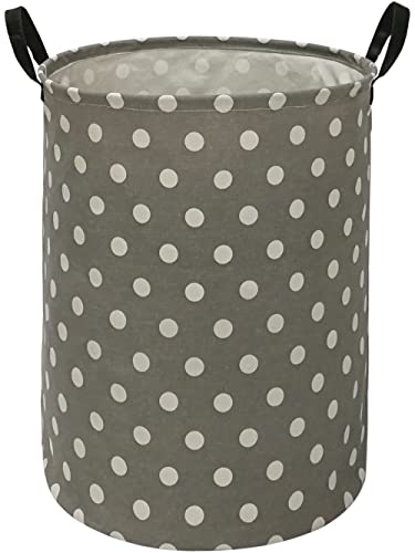 Huayee Storage Bin Laundry Hamper Clothes Basket Canvas Fabric Toy Box,Waterproof Coating Nursery Hamper With Handles,Gift Basket For Home,Office cover