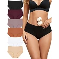 6-Pack Women's High Waisted Cotton Breathable Panties only .19: eDeal Info