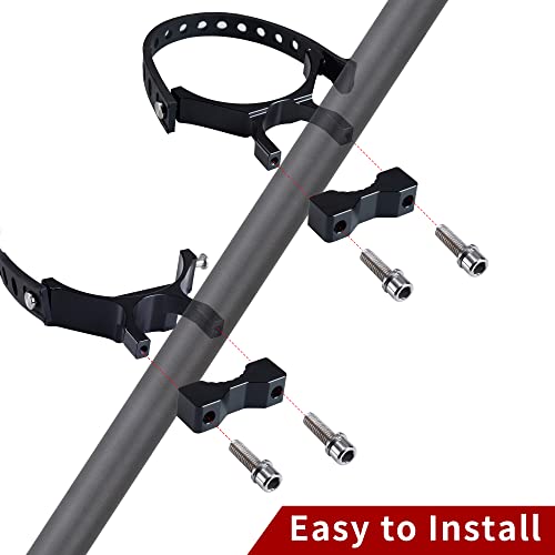 Xintre UTV Fire Extinguisher Mount Kit, Roll Bar Quick Release Fire Extinguisher Holder Compatible with Can Am Maverick X3 Polaris RZR Kawasaki Teryx, Universal fits 1.5