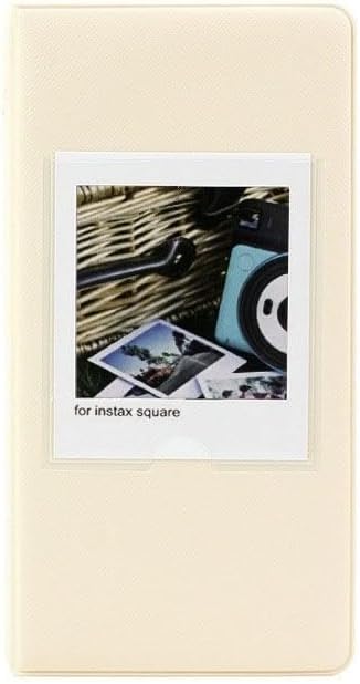 Travel Growth Commemorative Book ﻿ Album Photos Leather Commemorative PVC Album Applicable to photos, receipts, star cards, etc(Beige)