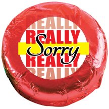 Miniatura 4 de I'M SORRY - Galletas de sándwich rellenas de crema cubiertas de chocolate "Cookie Talk", 12 unidades