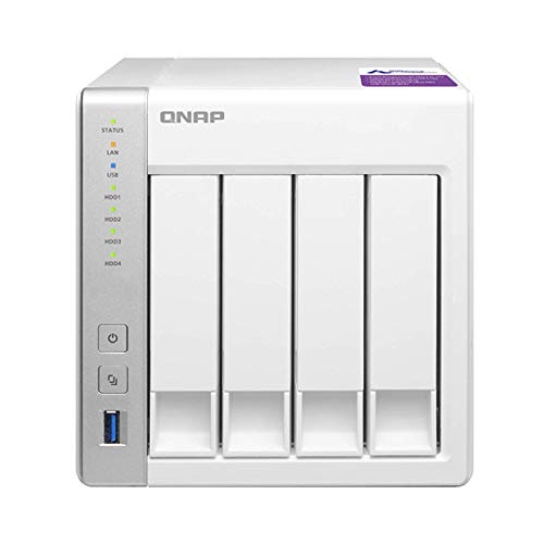 QNAP TS-431P-US 4-Bay Personal Cloud NAS, ARM Cortex A15 1.7GHzDual Core, 1GB RAM