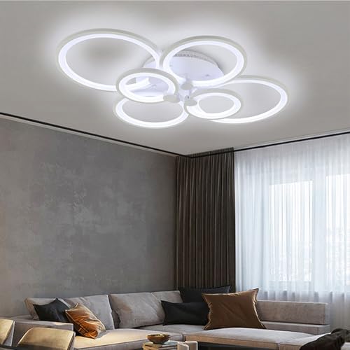 Plafonnier LED télécommande fini la lumière agressive dans le salon