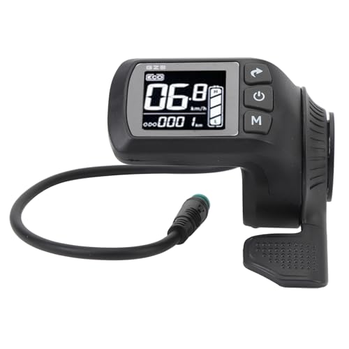 Mtlavishness Vélo électrique GZ3LCD LCD Instrument Cadran Réglage de la Vitesse Deux-en-Un Scooter électrique Instrument Intelligent Connecteur 5 Broches étanche