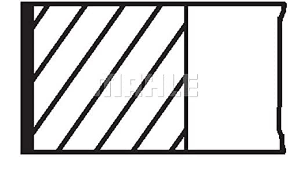 4x PISTON RING KIT 030 77 N0 FOR AHL/ANA/ALZ/AVU/AWH/AYD/ARM/BFS/BGU/BFQ 1.6L