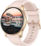 Smart Watch for Men Women, 1.38'' Smart Watches (Answer/Make Call), Fitness Tracker with Heart Rate/Sleep Monitor, IP68 Waterproof Activity Tracker, Pedometer for Android iOS(Rose Gold)