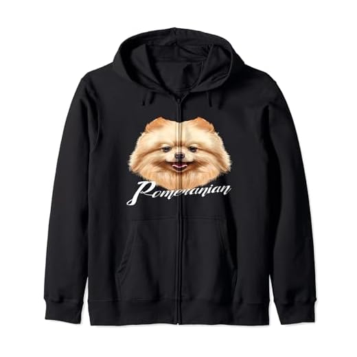 Linda Cara de Perro Pomerania Feliz Sudadera con Capucha