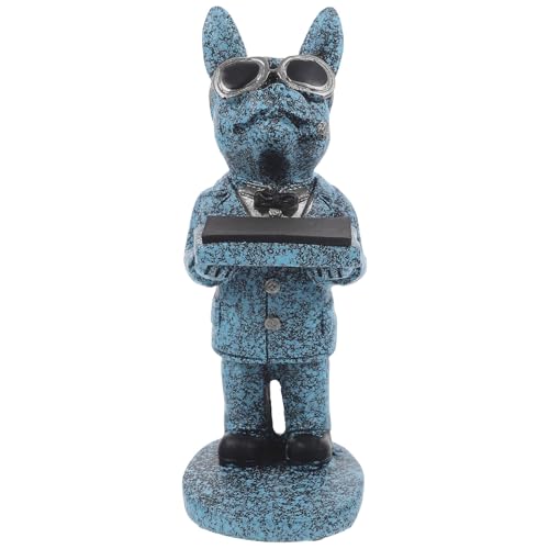 ULDIGI Soporte para Reloj de Mesa Diseño de Perro Estantería Exhibidora Escultórica Pequeña Organizador para Relojes y Pulseras Decoración Práctica para Joyería
