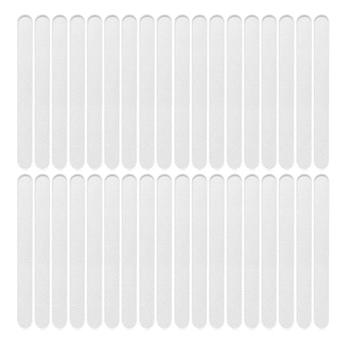Aczyqws 36 pegatinas antideslizantes con agarre antideslizante para bañera o ducha (20 mm x 200 mm)