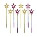 STOBOK Bacchette Magiche Fata Stella Bastoncini Fata Dorati Iridescenza Bacchette Principessa Stella per Cosplay Halloween Festa di Compleanno per Bambini, Confezione da 8