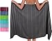 Produktbild Betz Badetuch XXL Lines 90x180 cm  100% Baumwolle, weich & saugstark  Strandtuch groß für Urlaub, Pool, Sauna & Outdoor  modernes Streifendesign Farbe grau