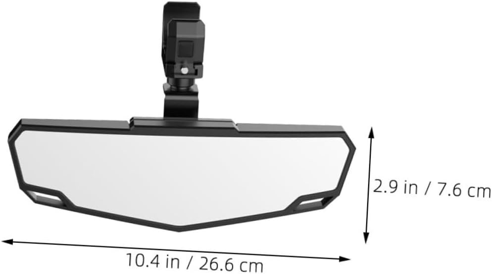 V Auxiliary Mirror Universal Fit for Blind Spot Mirror Enhanced Visibility Made from Strong Abs Plastic