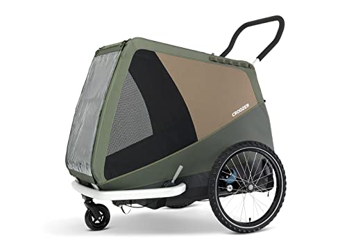 Croozer, Croozer Dog Tammomoss Green, Hundeanhänger, Grün, Unisex-Adult