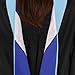 Endea Graduation Masters Hood for Education, Counseling & Guidance, Arts in Education College Degrees - Unisex (Light Blue/Royal Blue/White)