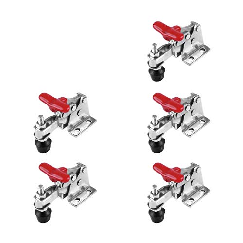 (5 Pack) 150LB U-BAR FLG BASE HORIZONTAL HOLD-DOWN CLAMP (Same as 305-U)