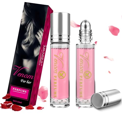 2 Piezas Perfume Feromonas Mujer, Pheromone Perfumes Mujer, Venom Perfume con Feromonas para Atraer...