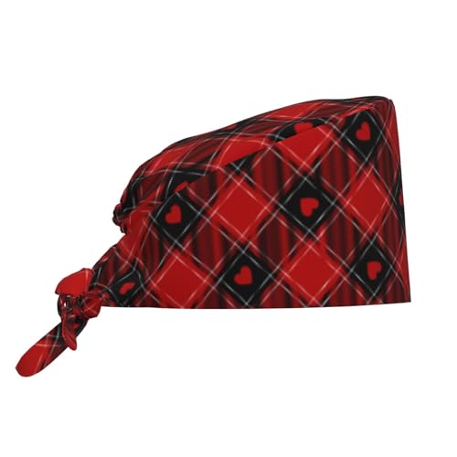 Image of Working Cap Scrub Cap with Sweatband Adjustable Unisex Women Tie Back Hat Nurse Surgical Caps
