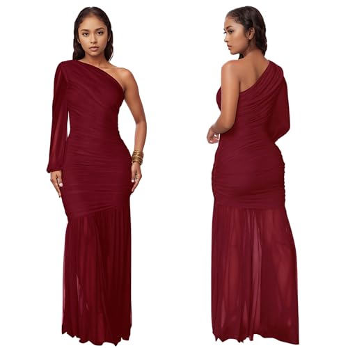 Image of PORRCEY Sexy Elegant Rhinestone Party Club Night Formal Dress for Women