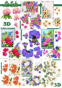 Le Suh 3D Cut Out Decoupage Sheet - 4169683