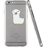 iPhone 6s Case, Cartoon iPhone 6 Case Clear for Girls, ESR Soft Silicone Back Cover Case with Cute Pattern [Ultra Thin] [Scratch Resistant] for 4.7 inches iPhone 6 iPhone 6s (Llama)