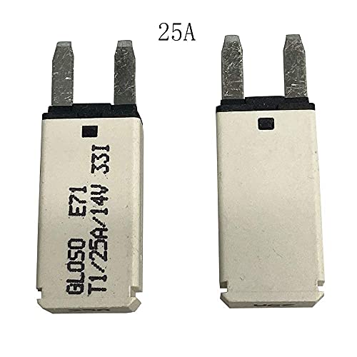 Jamgoer Dc 10 Pcs 25 Amp Auto-Reset Atm Mini Circuit Breaker （10A-30A）Blade Fuses Assortment Kit For Boat Marine Rv Yacht Battery Trailer Bus Truck #TOP2